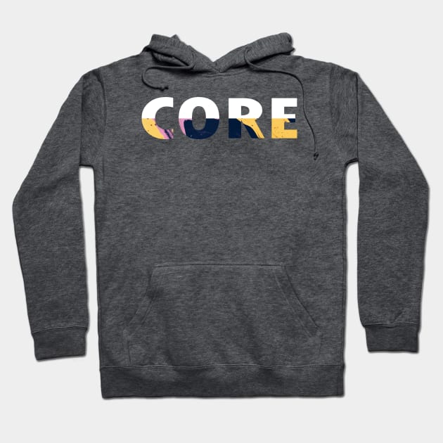 color of core Hoodie by TshopperUSA